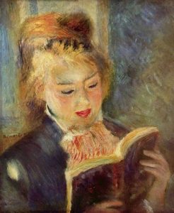 "La lettrice" (1865-70) di Pierre-Auguste Renoir